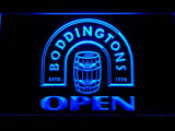 Boddingtons Open LED Neon Sign USB - Blue - TheLedHeroes