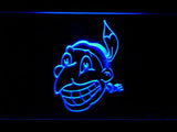 Cleveland Indians (17) LED Neon Sign USB - Blue - TheLedHeroes