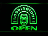 Boddingtons Open LED Neon Sign USB - Green - TheLedHeroes