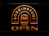 Boddingtons Open LED Neon Sign Electrical - Orange - TheLedHeroes