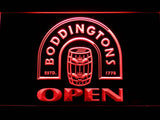 Boddingtons Open LED Neon Sign Electrical - Red - TheLedHeroes