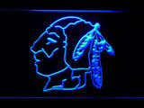 Cleveland Indians (18) LED Neon Sign USB - Blue - TheLedHeroes