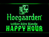 Hoegaarden Happy Hour LED Neon Sign USB - Green - TheLedHeroes
