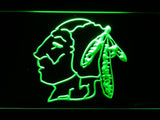 Cleveland Indians (18) LED Neon Sign USB - Green - TheLedHeroes