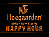 FREE Hoegaarden Happy Hour LED Sign - Orange - TheLedHeroes