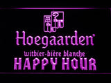 Hoegaarden Happy Hour LED Neon Sign Electrical - Purple - TheLedHeroes