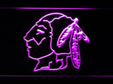Cleveland Indians (18) LED Neon Sign USB - Purple - TheLedHeroes