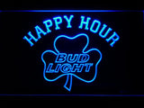Bud Light Shamrock Happy Hour LED Neon Sign Electrical -  - TheLedHeroes