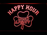 Bud Light Shamrock Happy Hour LED Neon Sign Electrical -  - TheLedHeroes