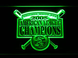 Chicago White Sox 2005 AL Champions LED Neon Sign Electrical - Green - TheLedHeroes