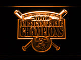 Chicago White Sox 2005 AL Champions LED Neon Sign Electrical - Orange - TheLedHeroes