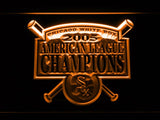 Chicago White Sox 2005 AL Champions LED Neon Sign USB - Orange - TheLedHeroes