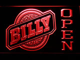 Billy Open LED Neon Sign USB - Red - TheLedHeroes