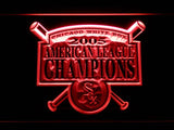 Chicago White Sox 2005 AL Champions LED Neon Sign Electrical - Red - TheLedHeroes