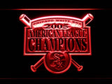 Chicago White Sox 2005 AL Champions LED Neon Sign USB - Red - TheLedHeroes