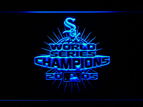 FREE Chicago White Sox 2006 WS Champions LED Sign - Blue - TheLedHeroes