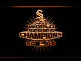 Chicago White Sox 2006 WS Champions LED Neon Sign USB - Orange - TheLedHeroes