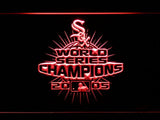 Chicago White Sox 2006 WS Champions LED Neon Sign Electrical - Red - TheLedHeroes