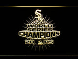 Chicago White Sox 2006 WS Champions LED Neon Sign Electrical - Yellow - TheLedHeroes