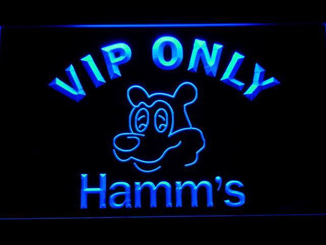 Hamm's VIP Only LED Neon Sign USB - Blue - TheLedHeroes