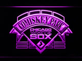 Chicago White Sox Comiskey Park LED Neon Sign USB - Purple - TheLedHeroes