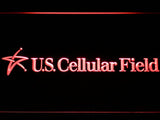Chicago White Sox US Cellular Field LED Neon Sign USB - Red - TheLedHeroes