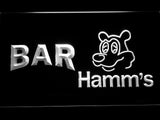 Hamm's Bar LED Neon Sign USB - White - TheLedHeroes