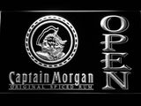Captain Morgan Spiced Rum Open LED Neon Sign USB - White - TheLedHeroes