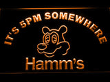 Hamm's It's 5pm Somewhere LED Neon Sign USB - Orange - TheLedHeroes