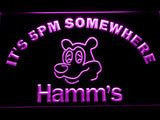FREE Hamm's It's 5pm Somewhere LED Sign - Purple - TheLedHeroes