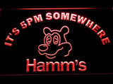 Hamm's It's 5pm Somewhere LED Neon Sign USB - Red - TheLedHeroes