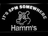 FREE Hamm's It's 5pm Somewhere LED Sign - White - TheLedHeroes