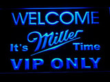 FREE Miller It's Time VIP Only LED Sign - Blue - TheLedHeroes
