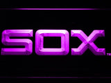 Chicago White Sox (6) LED Neon Sign USB - Purple - TheLedHeroes