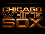 Chicago White Sox (7) LED Neon Sign USB - Orange - TheLedHeroes