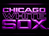 Chicago White Sox (7) LED Neon Sign USB - Purple - TheLedHeroes