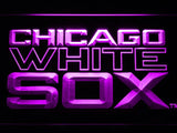 Chicago White Sox (7) LED Neon Sign Electrical - Purple - TheLedHeroes