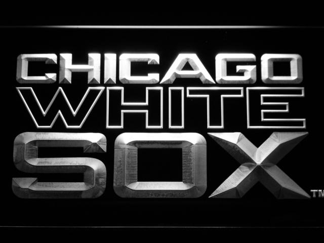 Chicago White Sox (7) LED Neon Sign USB - White - TheLedHeroes