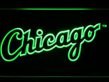 Chicago White Sox (9) LED Neon Sign USB - Green - TheLedHeroes