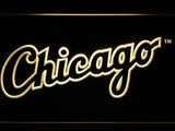 Chicago White Sox (9) LED Neon Sign USB - Yellow - TheLedHeroes