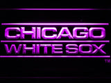 Chicago White Sox (10) LED Neon Sign USB - Purple - TheLedHeroes