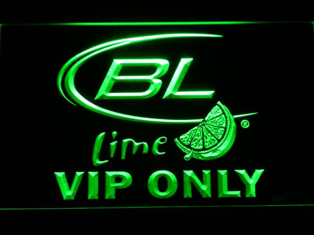 Bud Light Lime VIP Only LED Neon Sign USB - Green - TheLedHeroes