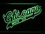 Chicago White Sox (12) LED Neon Sign USB - Green - TheLedHeroes