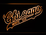 Chicago White Sox (12) LED Neon Sign USB - Orange - TheLedHeroes