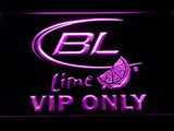 Bud Light Lime VIP Only LED Neon Sign USB - Purple - TheLedHeroes