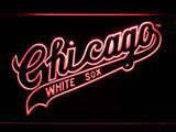 Chicago White Sox (12) LED Neon Sign USB - Red - TheLedHeroes