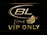 FREE Bud Light Lime VIP Only LED Sign - Yellow - TheLedHeroes