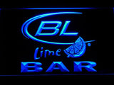 Bud Light Lime Bar LED Neon Sign USB - Blue - TheLedHeroes