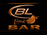 FREE Bud Light Lime Bar LED Sign - Orange - TheLedHeroes
