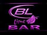 Bud Light Lime Bar LED Neon Sign Electrical - Purple - TheLedHeroes